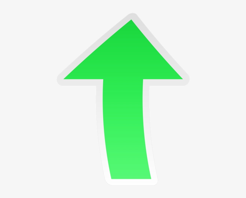 Green Arrow Up Transparent Png Clip Art Image - Sign, transparent png