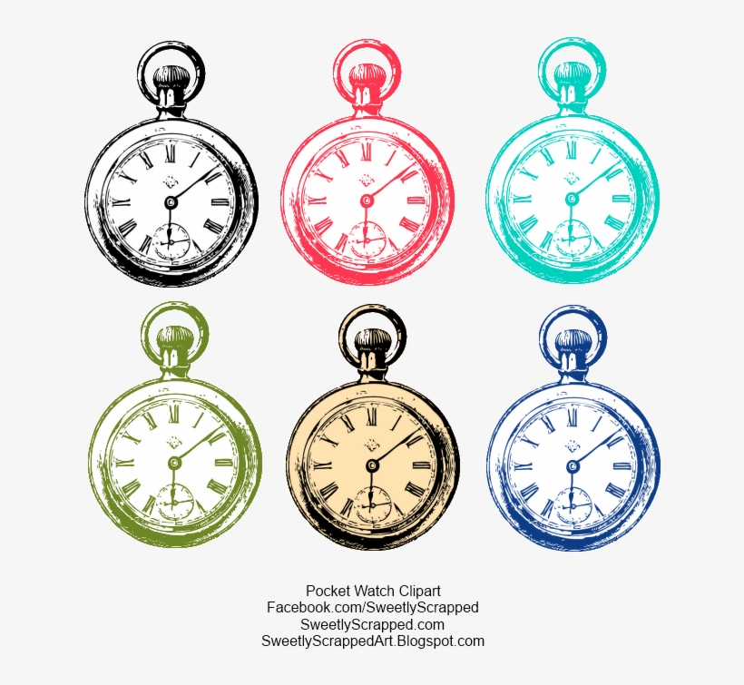 Wonderland Clipart Fob Banner Freeuse Stock Pocket Watch Clip Art