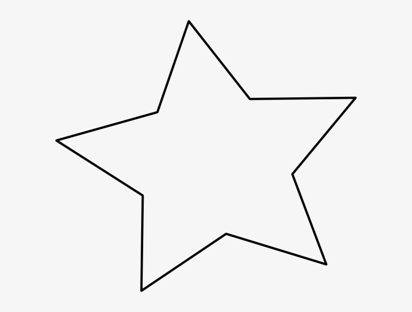 Large Starburst Clipart For Your App - Star Outline Clipart, transparent png
