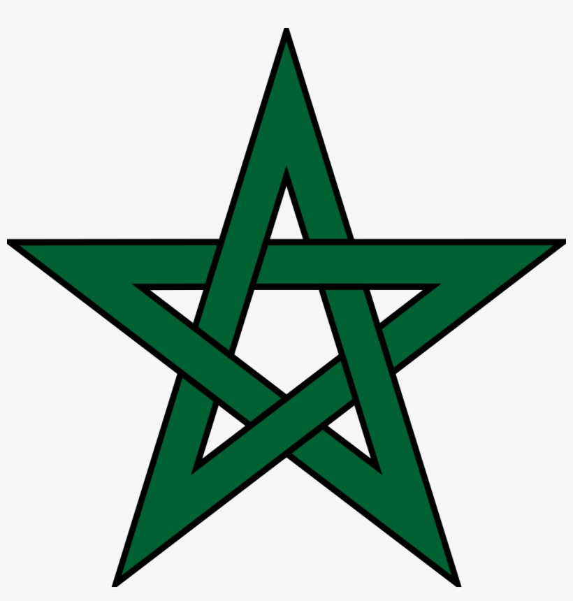 Original File - Morocco Flag Star, transparent png