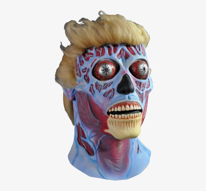 Ebaum's Odd Image Exposition - They Live Alien Mask - Limited Edition Donald Trump, transparent png
