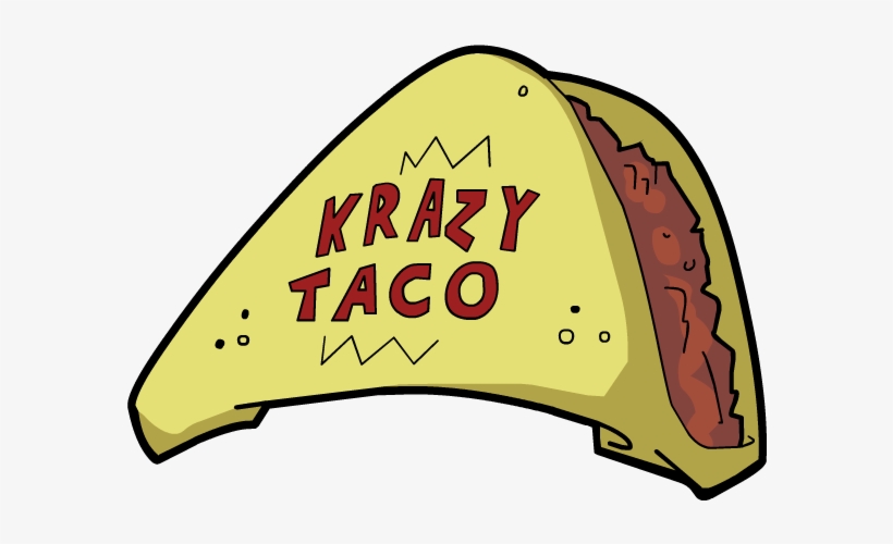 Taco Hat - Invader Zim Krazy Taco, transparent png