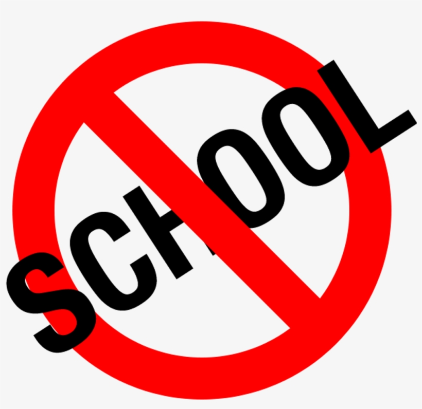 No School - Sign, transparent png