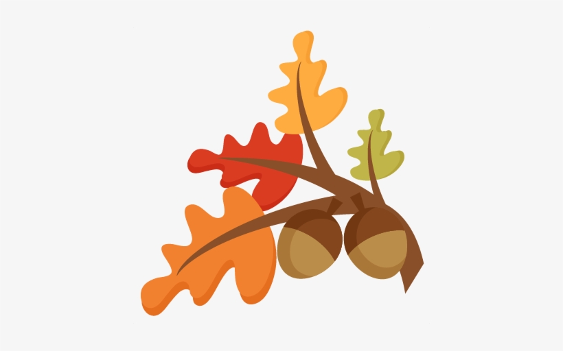 Fall Leaves Group Svg Cutting File For Scrapbooking - Cute Fall Leaves Clip Art, transparent png