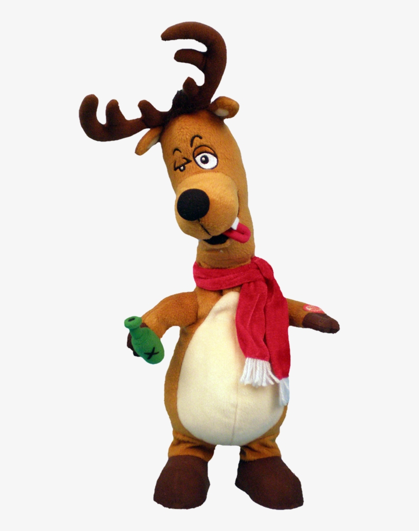 Drunken Reindeer - Drunk Reindeer Png, transparent png
