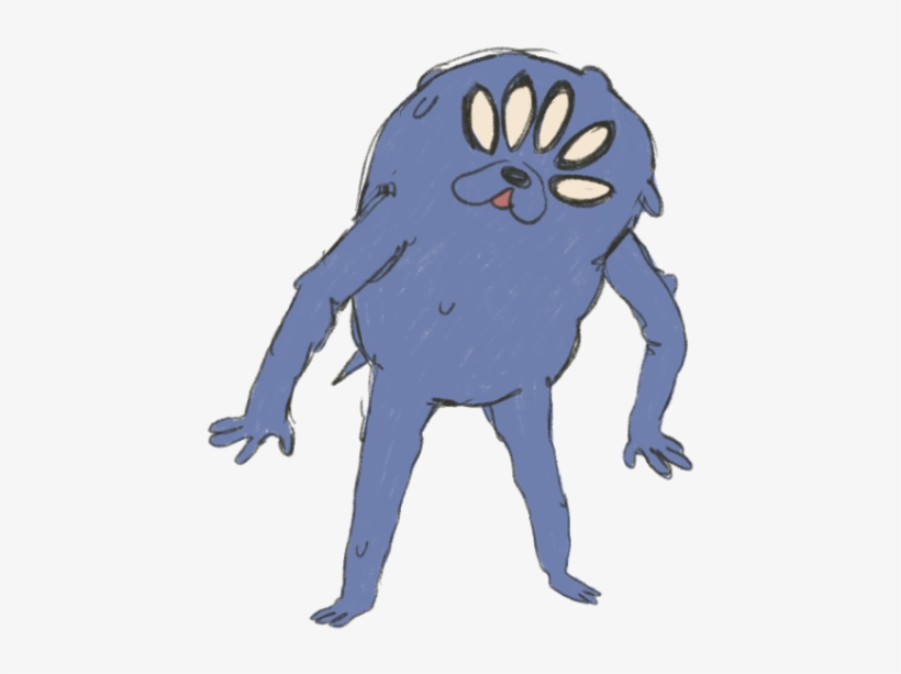 It - Jake The Dog Blue, transparent png
