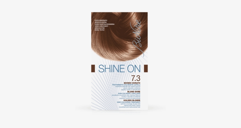 3 Golden Blonde Hair Colouring Treatment - Bionike Shine On 4.3 Golden Brown, transparent png