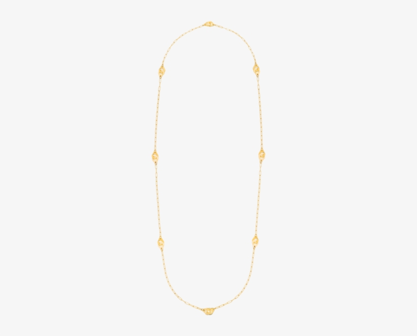 Dinh Van R8 Menottes Long Length Gold Necklace - Lionel Meylan S.a., transparent png