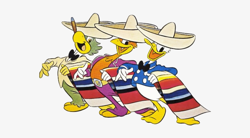 3 Amigos Clipart - Poster: The Three Caballeros, 40x27in., transparent png