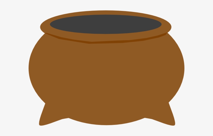 Brown Pot Dark Grey Inside Svg Clip Arts 600 X 445, transparent png