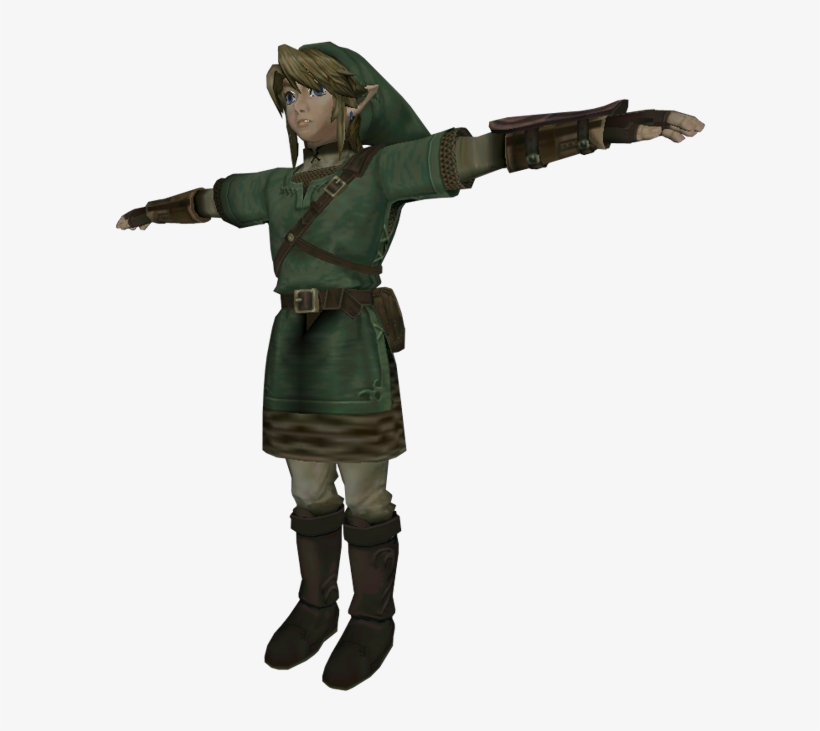 Download Zip Archive - Zelda Twilight Princess Link Model, transparent png