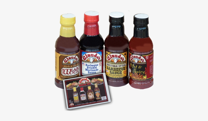 4 Amigos Pack - Claude's Bbq Brisket Marinade Sauce, 16-ounce (pack, transparent png