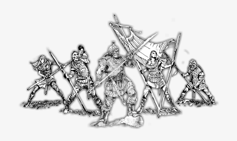 The Jutgar Are Professional Warriors Of The Jutes And - Illustration, transparent png