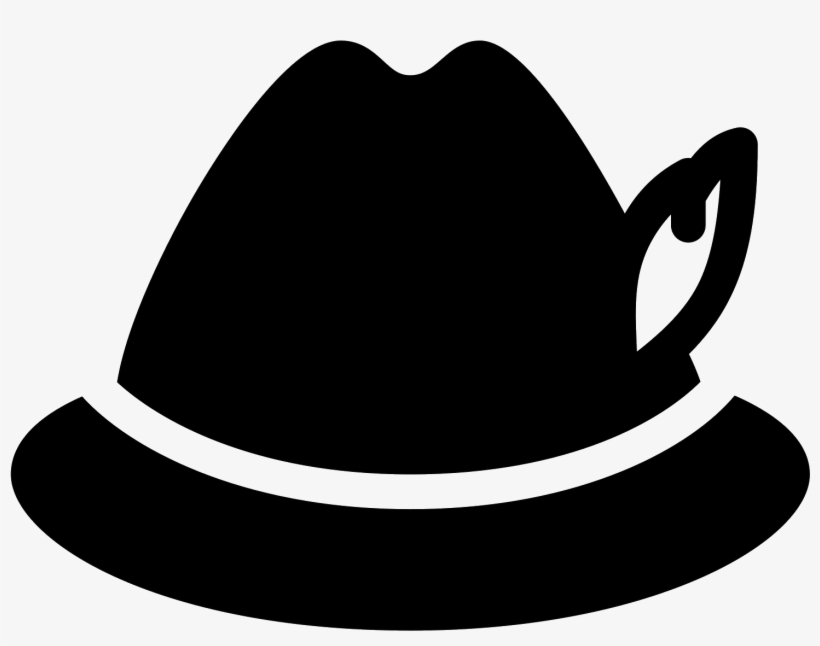German Hat Filled Icon - Hat, transparent png