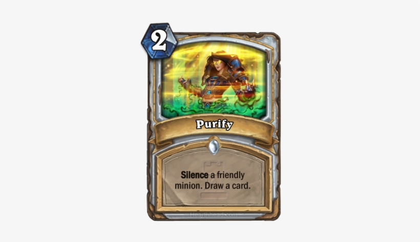 Last Up Is Priest Versus Rogue - Hearthstone Purify, transparent png