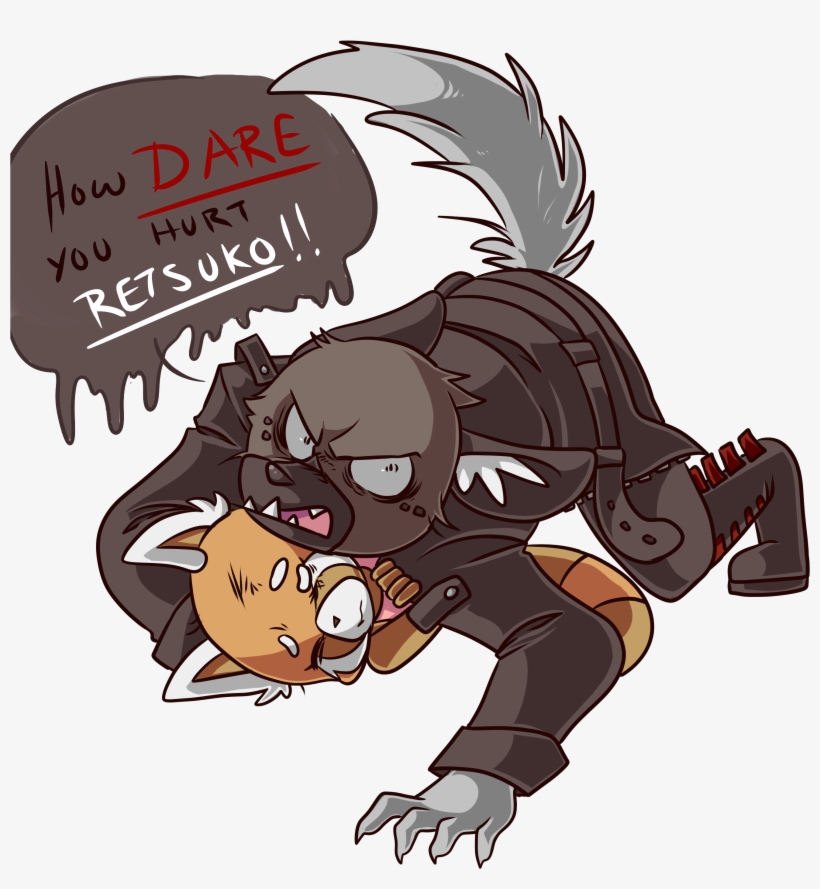 How Dare You By Zombbean-dccz9v2 - Aggretsuko Haida X Retsuko, transparent png