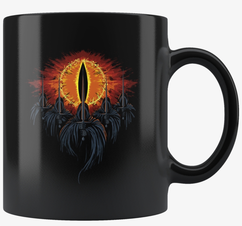 Nazgûl & Eye Of Sauron - Mug, transparent png