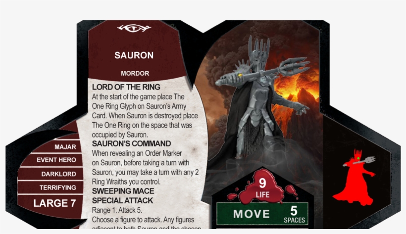 Lord Of The Rings Heroclix Booster (1 Figure), transparent png