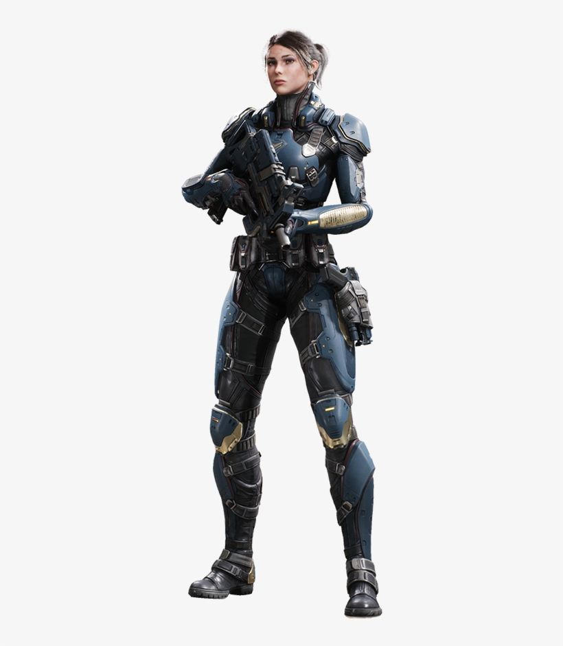 //developer Paragon Cdn - Sc Fi Female Soldier, transparent png