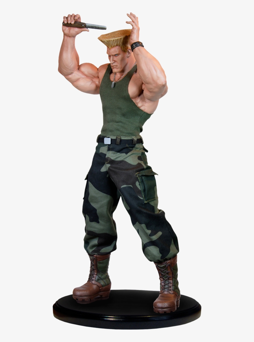 Guile Mixed Media Statue - Imagem Do Guile Estatueta, transparent png
