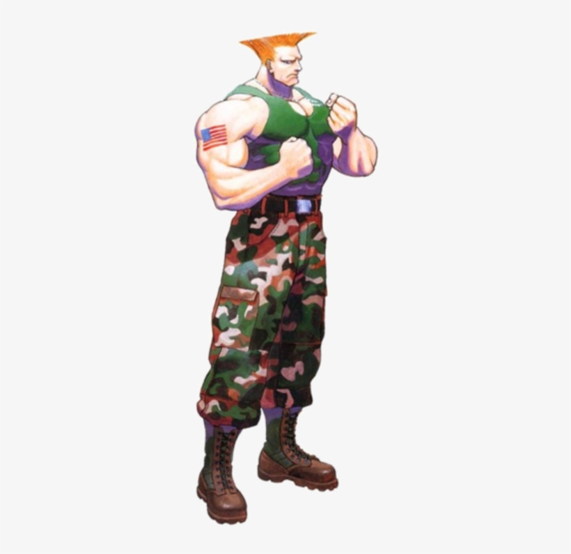Guile - Guile Street Fighter, transparent png