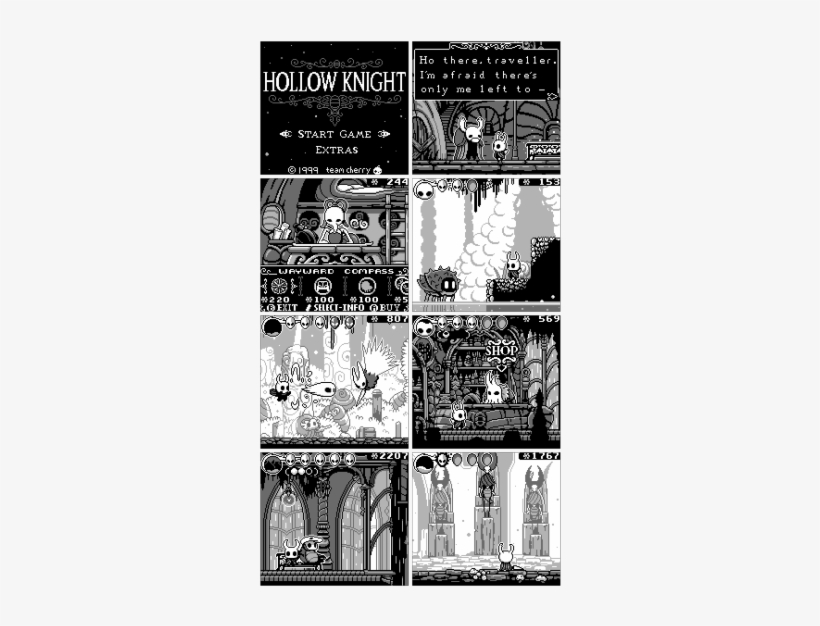 Hollow Knight For The Gameboy 100% View For Pixel Posterity - Hollow Knight, transparent png