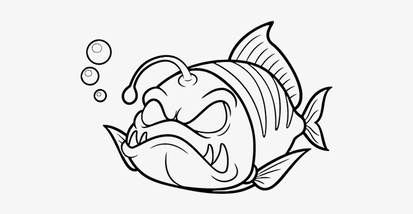 2 - Dibujos De Pez Linterna, transparent png