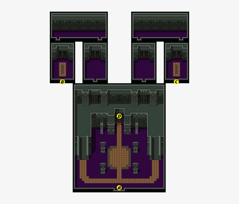 Secret Of Mana Map Northtown Ruins A - Secret Of Mana Northtown Ruins Map, transparent png
