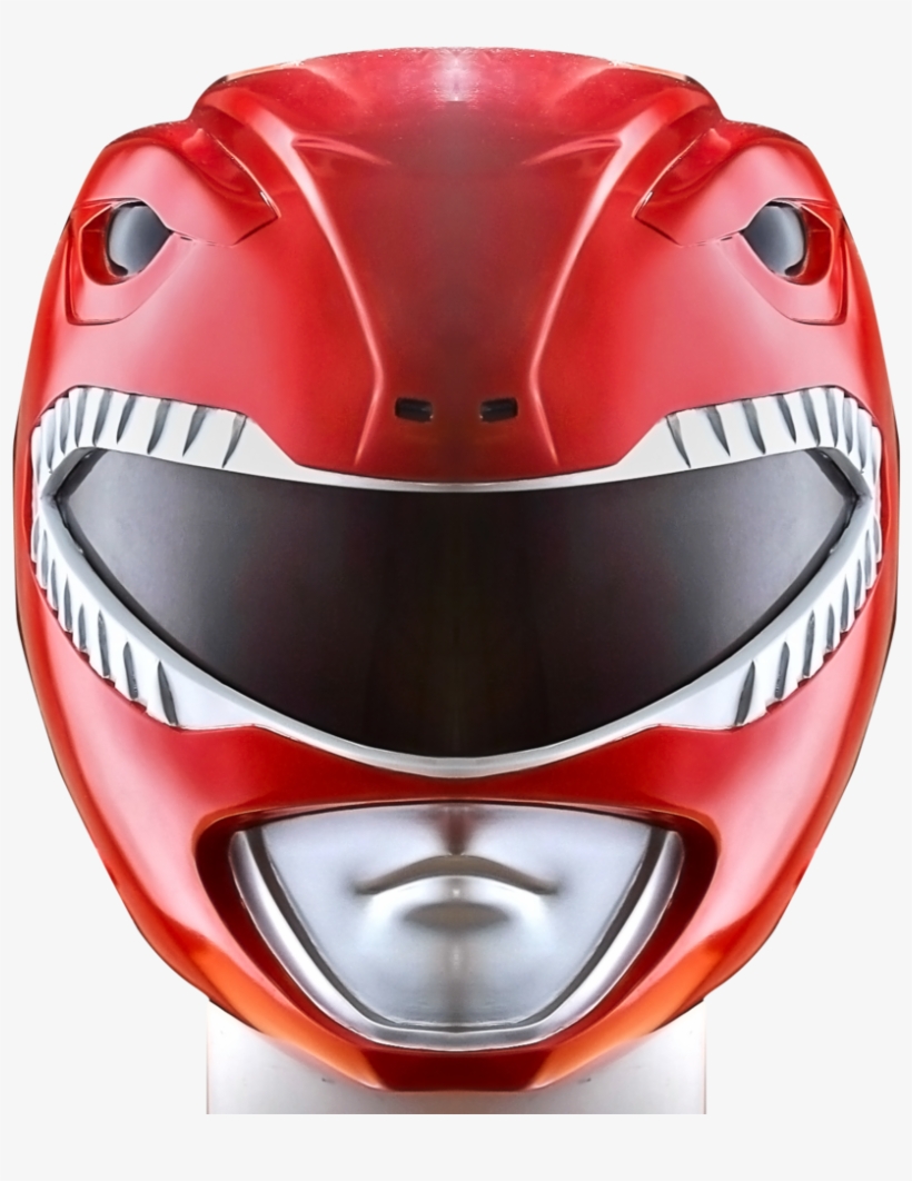 Download The Same Image We Used In Our Video - Mmpr Red Ranger Helmet, transparent png