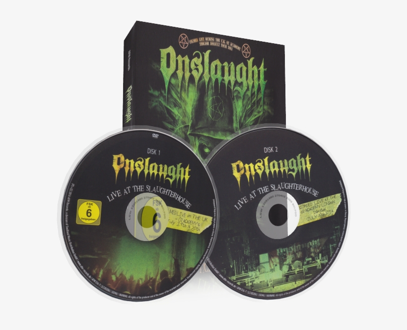 Live At The Slaughterhouse - Onslaught Live At The Slaughterhouse Dvd, transparent png