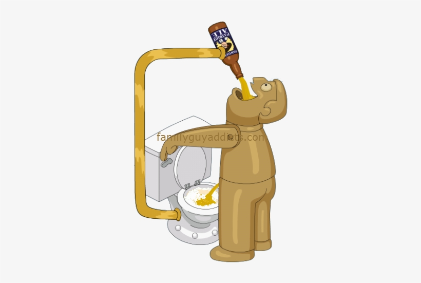 Chumbawumba Stewie 2 Fg Pawtucketpat Infinate Pee Machine - Peeing In Beer Bottle, transparent png