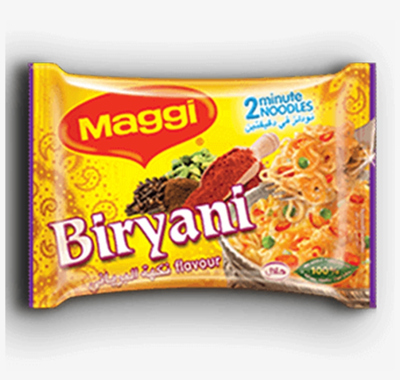 Maggi® 2 Minutes Noodles Biryani - Maggi 2 Minute Noodles Flavours, transparent png