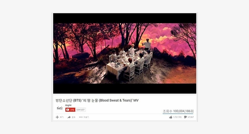 [video] Bts′ ′blood Sweat &amp - Bts Blood Sweat And Tears Theme, transparent png