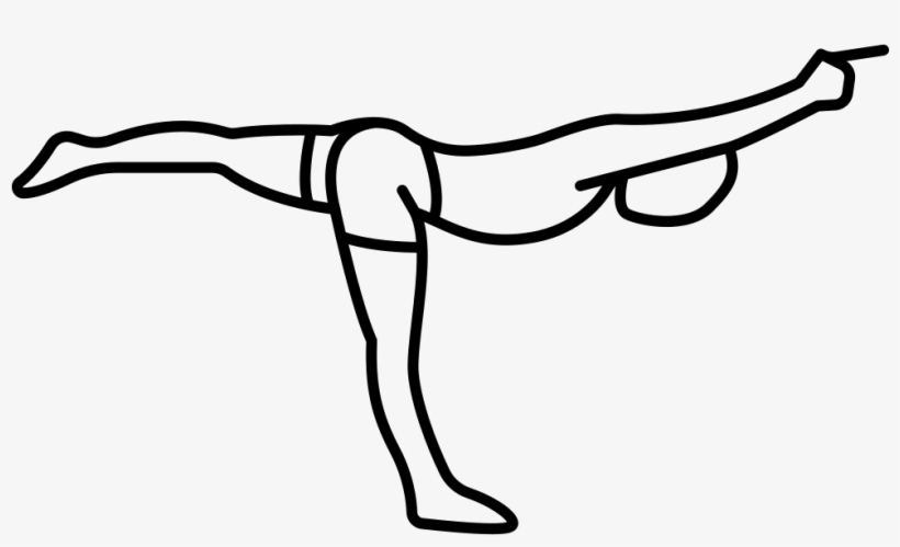 Man Standing On Right Leg Stretching Leg And Arms Comments - Figure Drawing, transparent png