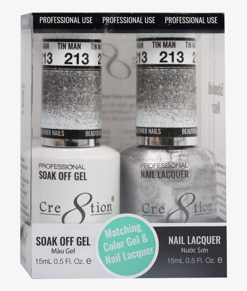 Cre8tion Matching Color Gel & Nail Lacquer 213 Tin - Eye Shadow, transparent png