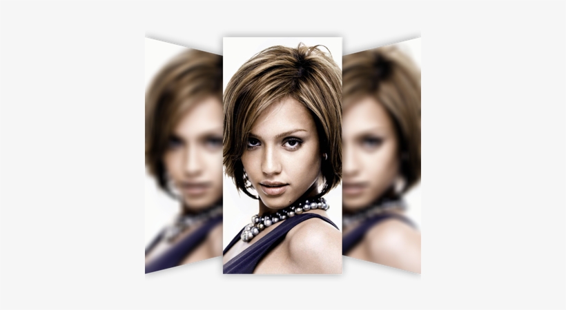 Repeated Blurred On The Sides Png - Women Synthetic Wigs Brown Mixed Blonde Capless Short, transparent png