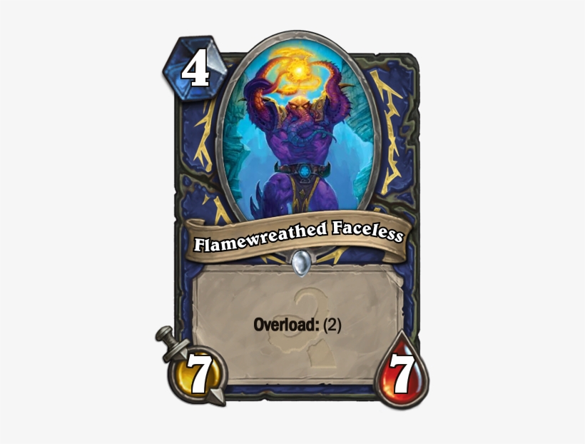 Flamewreathed Faceless - 4 Mana 7 7 Meme, transparent png