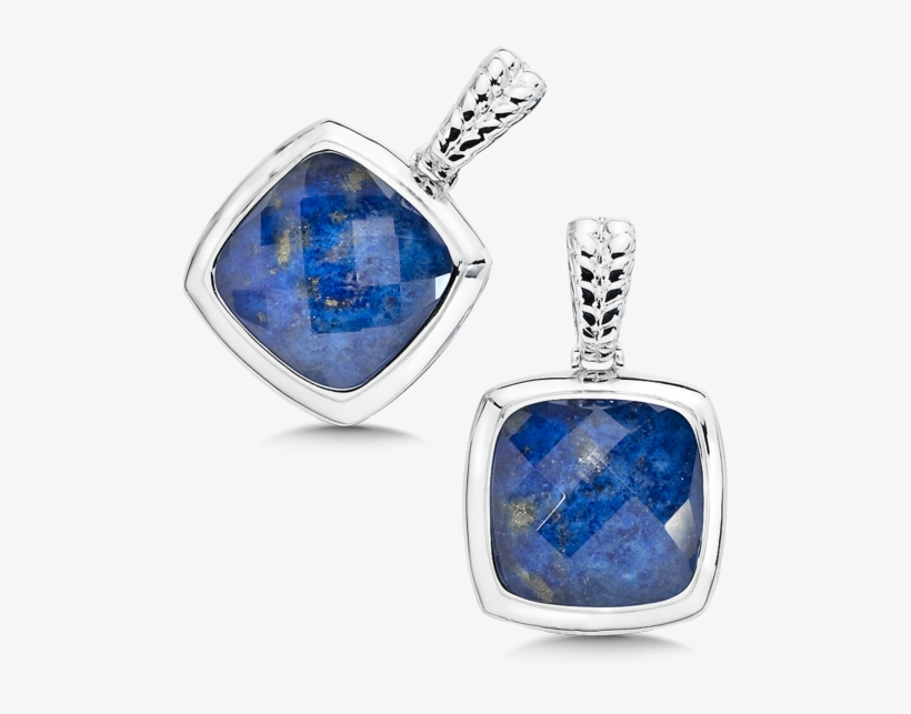 Lapis Earrings In Sterling Silver - Quartz, transparent png