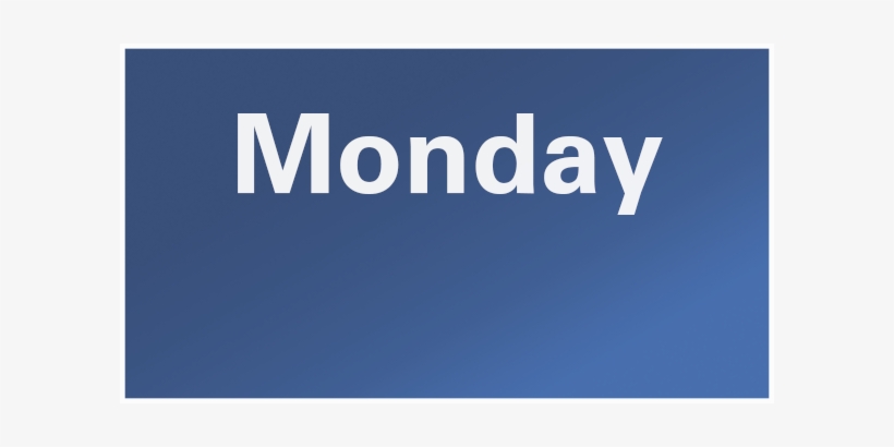 Monday - Electric Blue, transparent png