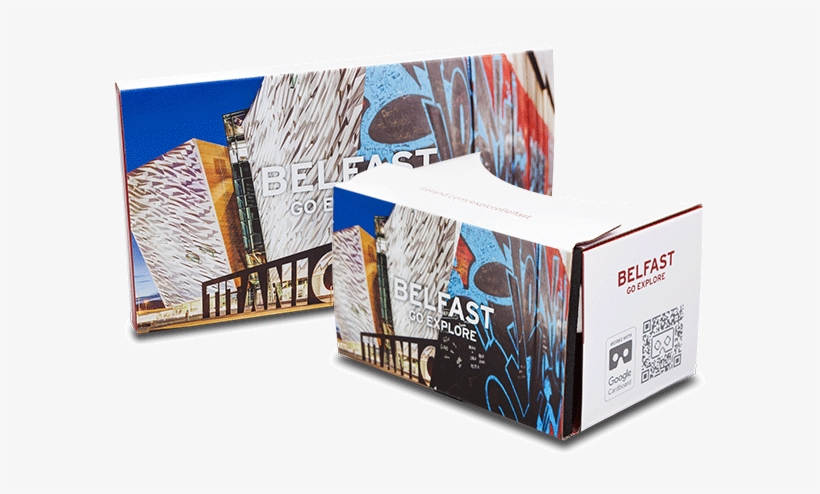 Branded Google Cardboard In Belfast Design Virtual - Carton, transparent png
