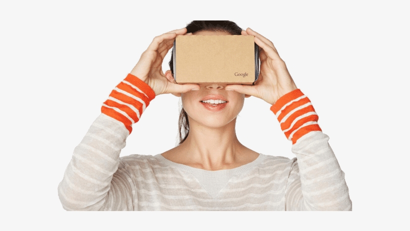 Google Cardboard 2.0 (2nd Gen) Vr Virtual Reality Headset, transparent png