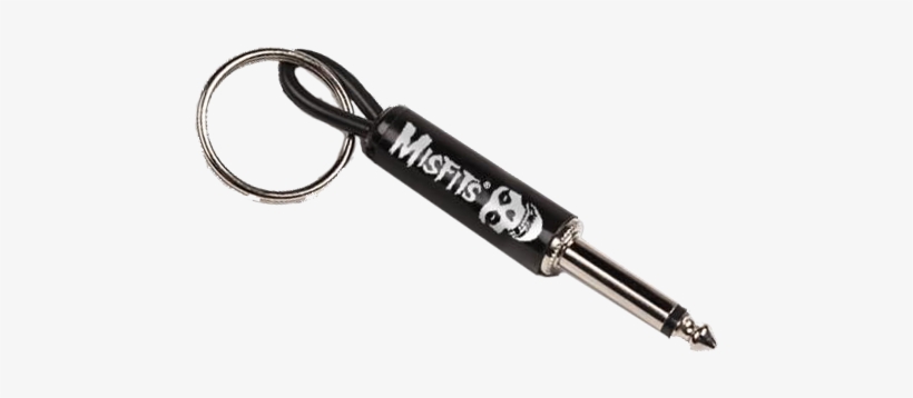 The Misfits Official Guitar Plug Keychain - Misfits, transparent png