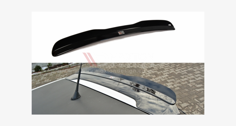 Gloss Black Spoiler Cap Fiat Grande Punto Tmcmotorsport - Spoiler Grande Punto Abarth, transparent png