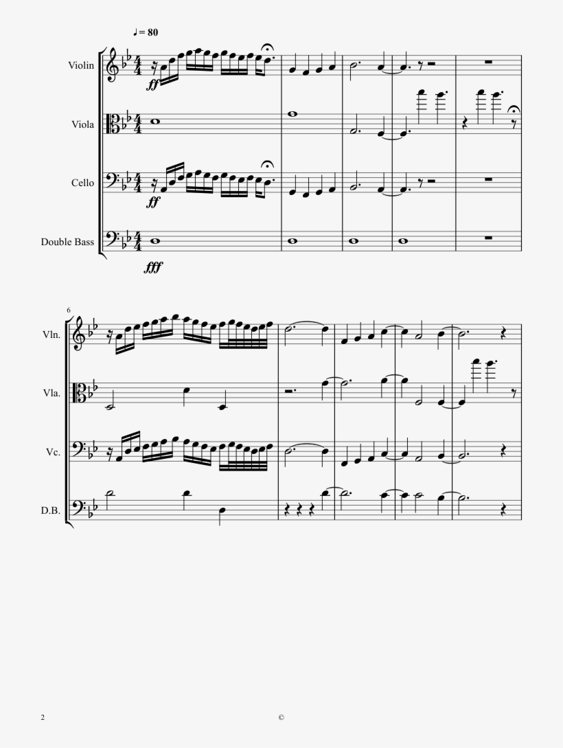 Prologue Sheet Music Composed By Kow Otani 2 Of - Shadow Of The Colossus Music Key, transparent png