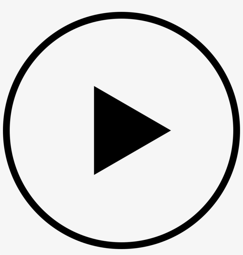Png File - Play Button Silhouette, transparent png