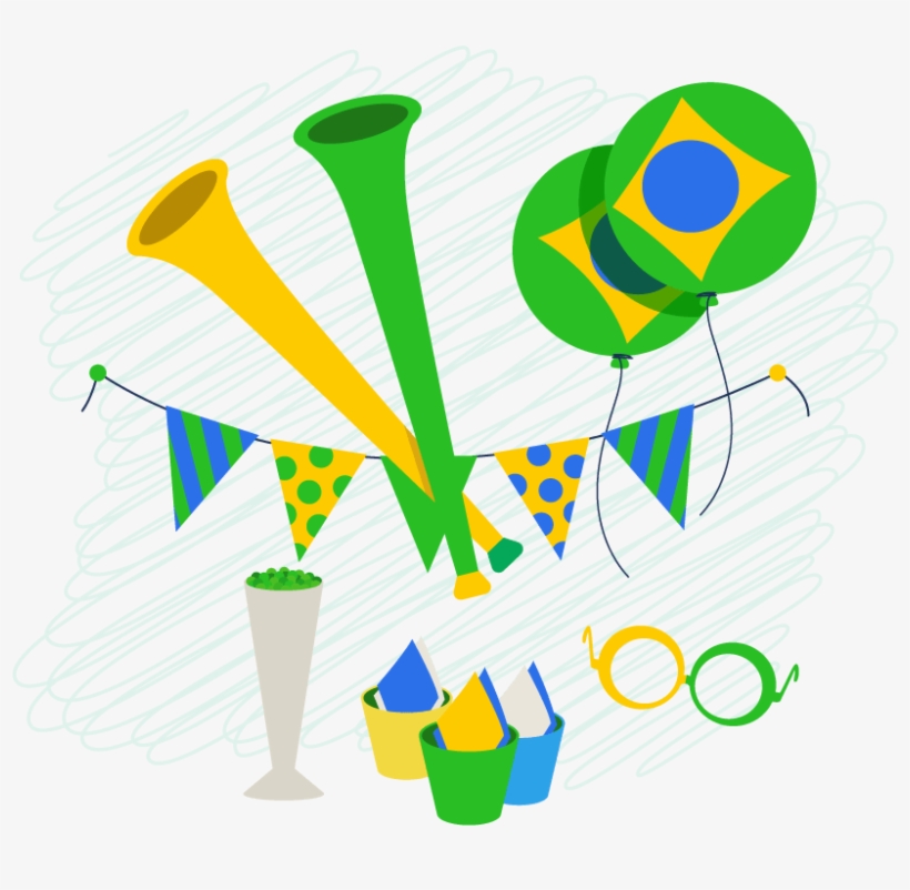Decoracao Copa Do Mundo Vuvuzela - Copa Do Mundo Vuvuzela, transparent png