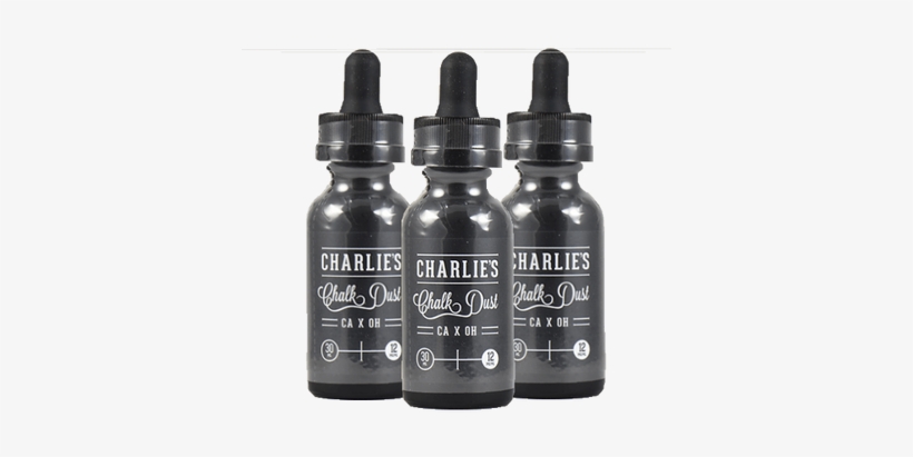 Buy 3 X 30ml Charlie Chalk Dust E Liquids Only £42 - W2 Vapes - Central London, transparent png