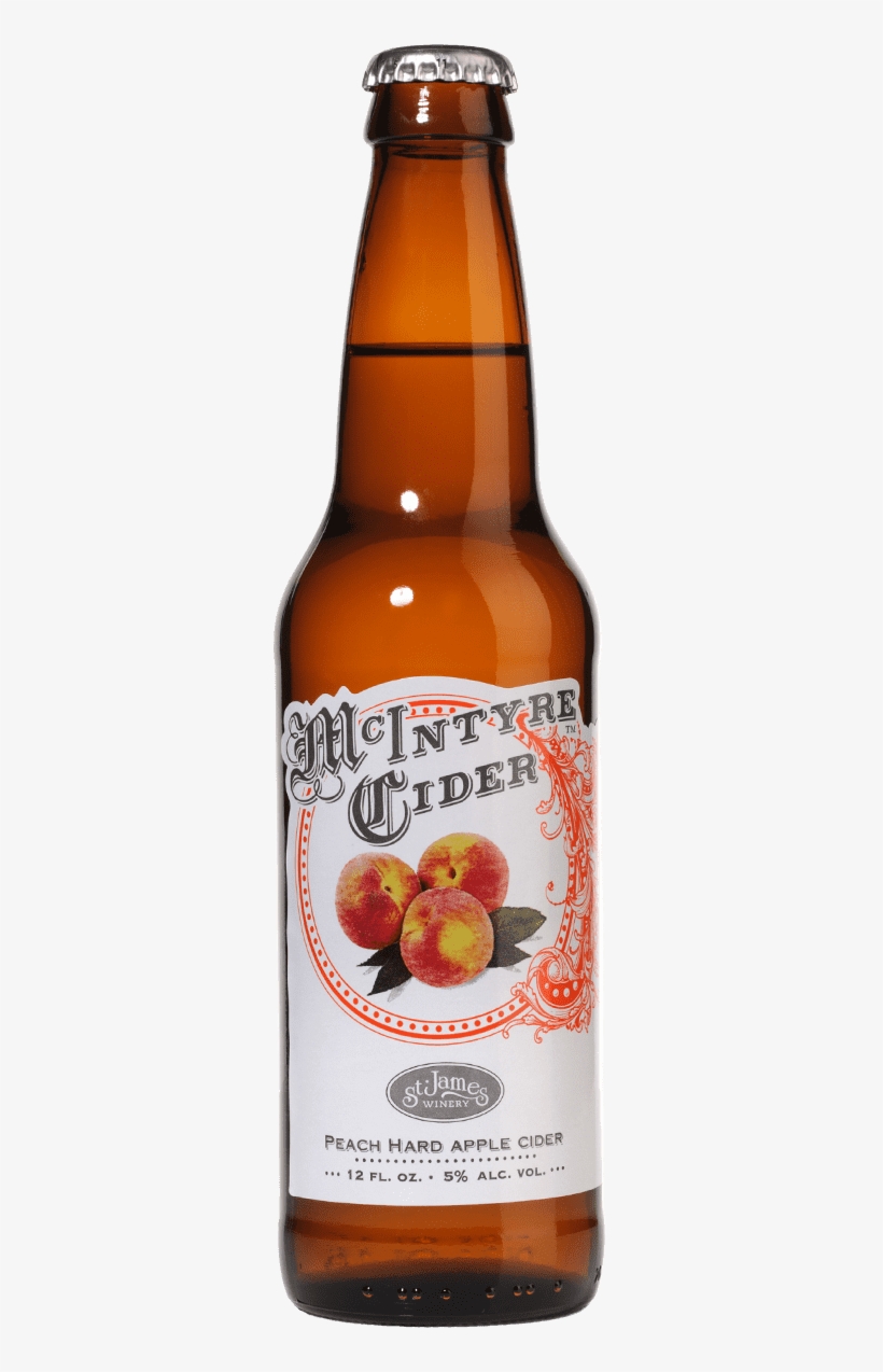 Peach Hard Apple Cider - Mcintyre Hard Apple Cider, transparent png