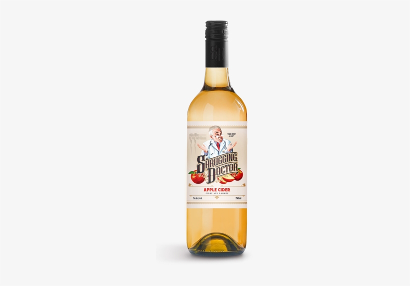 Shrugdoc Applecider - 30th Birthday Wine Bottle Label, transparent png