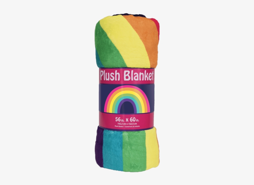 Picture Of Rainbow Plush Blanket - Iscream 'groovy Patches' Silky Soft Plush 56" X 60", transparent png